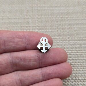 Sterling Silver Prince's Symbol Of Love Pin A5252